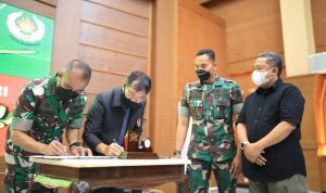 Para atlet Kota Bandung kini punya tempat baru untuk berlatih di Pusat Kesenjataan Infanteri Tentara Nasional Indonesia Angkatan Darat (Pussenif TNI AD). Foto: Humas Kota Bandung.