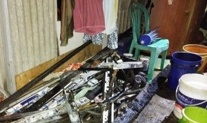 Telah terjadi kebakaran pada sebuah rumah di daerah Pojok Selatan 2 RT 03 RW 12 Kel. Setiamanah hari Rabu (26/1/22) sekitar pukul 00.40 dini hari. Foto: Instagram @infocimahi.co.
