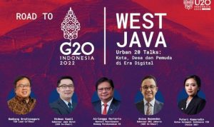 West Java Jawa Barat akan memulai kampanye forum internasional Presidensi G20 dengan menyelenggarakan forum Urban20 (U20) di Kota Bandung, Kamis (24/2/2022) malam. Foto: Humas Jabar.