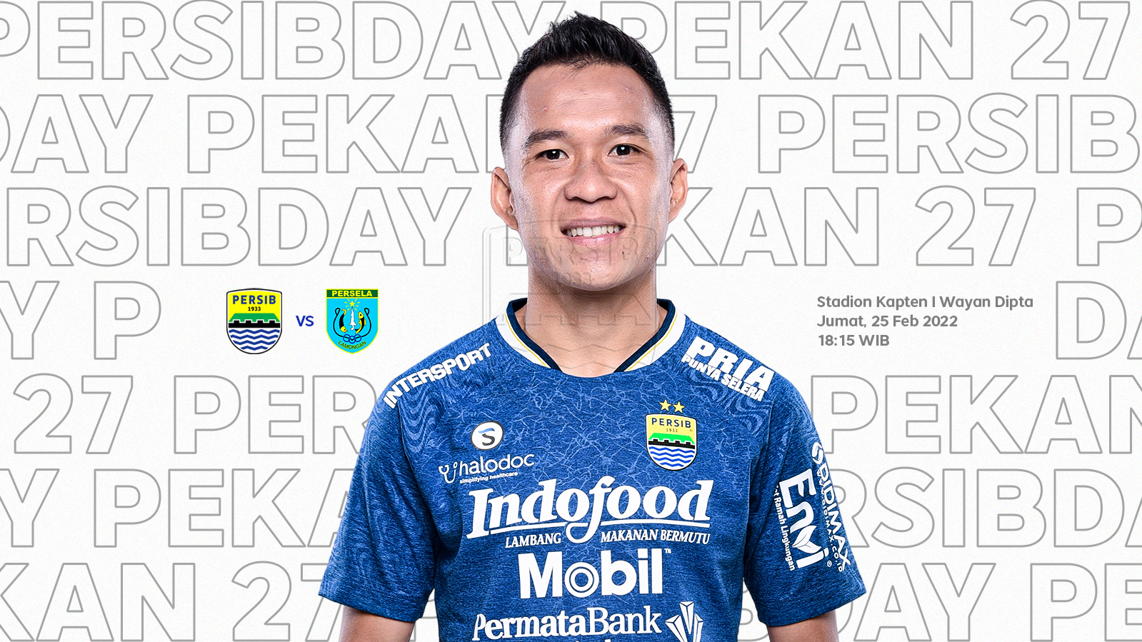 Persib Bandung akan menghadapi laga kontra Persela Lamongan pada pekan ke-27 Liga 1 2021/2022 di Stadion Kapten I Wayan Dipta Gianyar, Bali, Jumat 25 Februari 2022 pukul 18.15 WIB. Untuk menghadapi laga ini, Pangeran Biru tak memiliki persiapan yang ideal. 