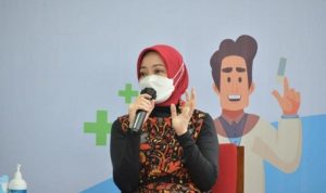 Atalia Praratya Ridwan Kamil saat menjadi pembicara JAPRI (Jabar Punya Informasi) di Gedung Sate, Kota Bandung, Jumat (22/04/2022). Foto: Humas Jabar.